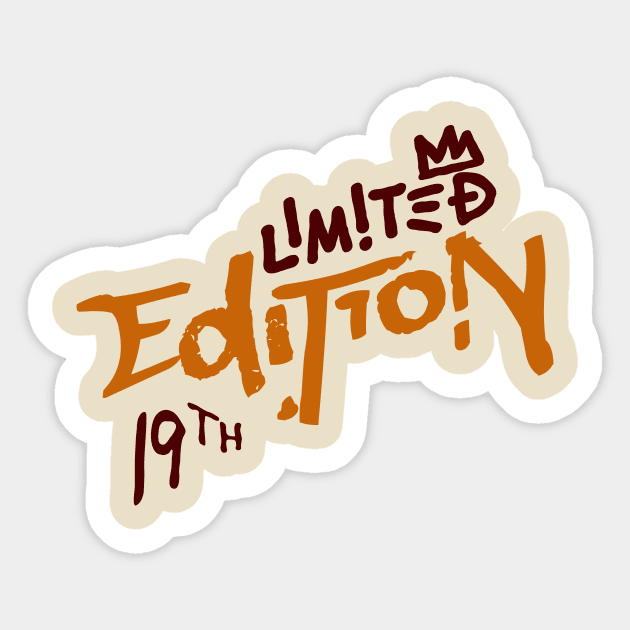 Limited Edition Sticker by clownescape